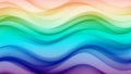 Colorful abstract waves create a harmonious gradient, blending smoothly Royalty Free Stock Photo