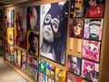 Colorful acrylic paintings with images of various celebrities, superheroes and cartoon characters in BookXcess