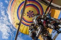 Colorful aerostat balloon