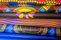 Colorful african fabrics Royalty Free Stock Photo