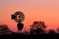 African sunset in the Kruger National Park, South Africa Royalty Free Stock Photo