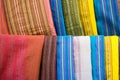 Colorful agave silk scarfs Royalty Free Stock Photo