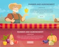 Colorful Agriculture Horizontal Banners