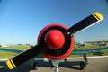 Colorful airplane on display at Sun n Fun Royalty Free Stock Photo