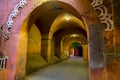 Colorful alley in Marrakesh the Morocco Red Imperial City. Royalty Free Stock Photo