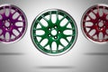 Colorful alloy rims Royalty Free Stock Photo