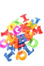 Colorful alphabet letters Royalty Free Stock Photo