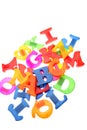 Colorful alphabet letters