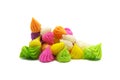 Colorful Alua is Thai traditional sweet dessert style.