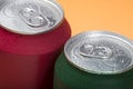 colorful aluminum soda can