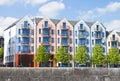 Colorful apartment, building in Cork city, Ireland