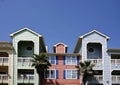 Colorful apartments (condo) Royalty Free Stock Photo