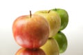 Colorful Apples Closeup