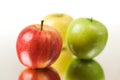 Colorful Apples Closeup