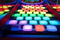 Colorful arcade game with blocks