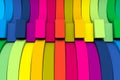 Colorful arches abstract background