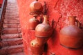 Colorful architectural details, Arequipa Peru.