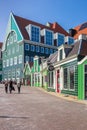 Colorful architecture of the new city center of Zaandam