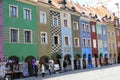 Poland, Poznan, Stary Rynek - colorful houses, typical architecture in old part of the town Royalty Free Stock Photo