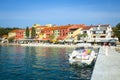 Colorful architecture at seafront