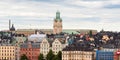 Colorful architecture of Stockholm Royalty Free Stock Photo