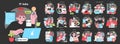 A colorful array of diverse characters represent various IT professions. dark background