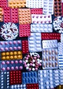 A colorful array of drugs Royalty Free Stock Photo