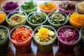 a colorful array of solstice salads