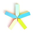 Colorful arrow memo stick