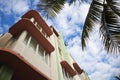 Colorful art deco architecture of Miami Beach Royalty Free Stock Photo