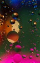 Colorful artificial background with bubbles.