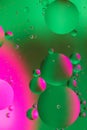 Colorful artificial background with bubbles.