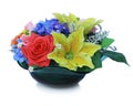 Colorful Artificial Flower Arrangement Royalty Free Stock Photo