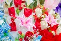 Colorful artificial flower Royalty Free Stock Photo