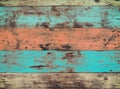 The colorful artwork painted on wood material Royalty Free Stock Photo