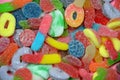 Colorful assorted chewy candy Royalty Free Stock Photo