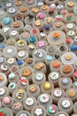 Colorful assortment of buttons. Royalty Free Stock Photo