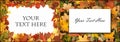 Colorful autumn background. Fallen leaves. Set collage. Royalty Free Stock Photo