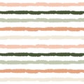 Colorful autumn grunge stripes seamless vector pattern background illustration Royalty Free Stock Photo