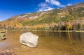 Colorful Autumn landscape in White mountain National forest, New Royalty Free Stock Photo