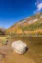 Colorful Autumn landscape in White mountain National forest, New Royalty Free Stock Photo