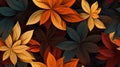 colorful autumn leaves seamless background Royalty Free Stock Photo