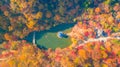 Colorful autumn in Naejangsan National Park, South Korea. Royalty Free Stock Photo