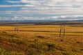 Colorful autumn tundra Royalty Free Stock Photo