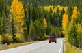 Autumn Mountain Road - Squaw Pass Road Royalty Free Stock Photo