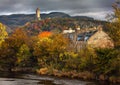 Colorful autumnal a view of William Wallace monument