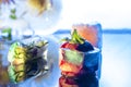 Colourful Abstract Avantgarde Iced Dessert