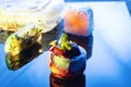 Colourful Abstract Avantgarde Iced Dessert