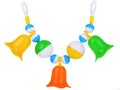 Colorful baby rattle Royalty Free Stock Photo