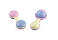 Colorful baby rattle toys Royalty Free Stock Photo